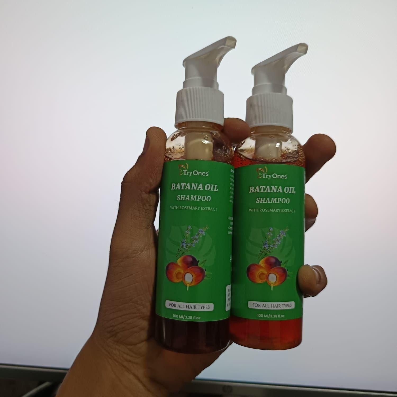 TryOnes BATANA OIL SHAMPOO with Rosemary Extract 200 ml Pack of 2